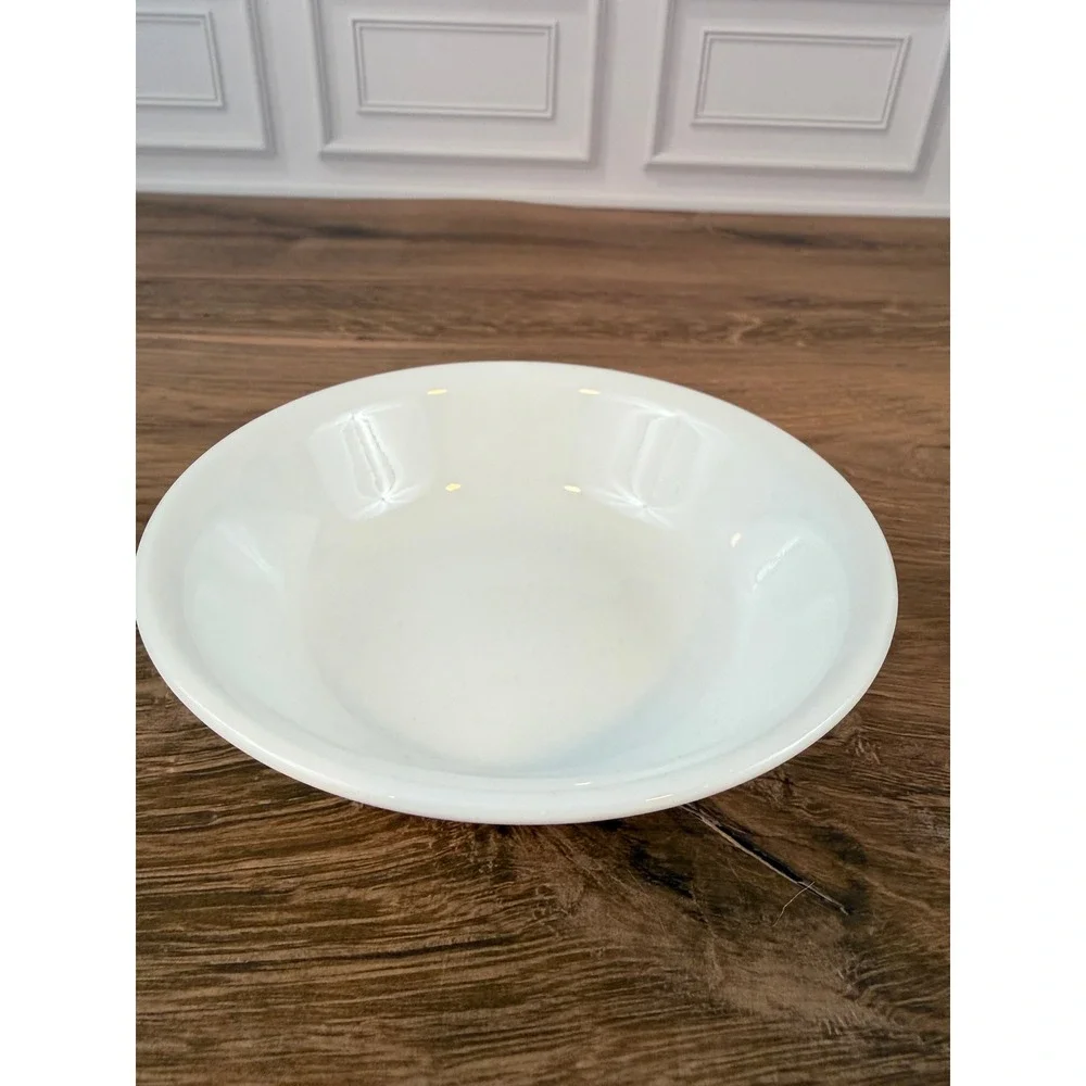 Vintage PAIR (2) White Corelle Vitrelle 5 1/4